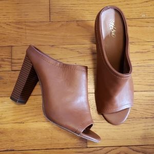 Mossimo Open Toe Heeled Mules